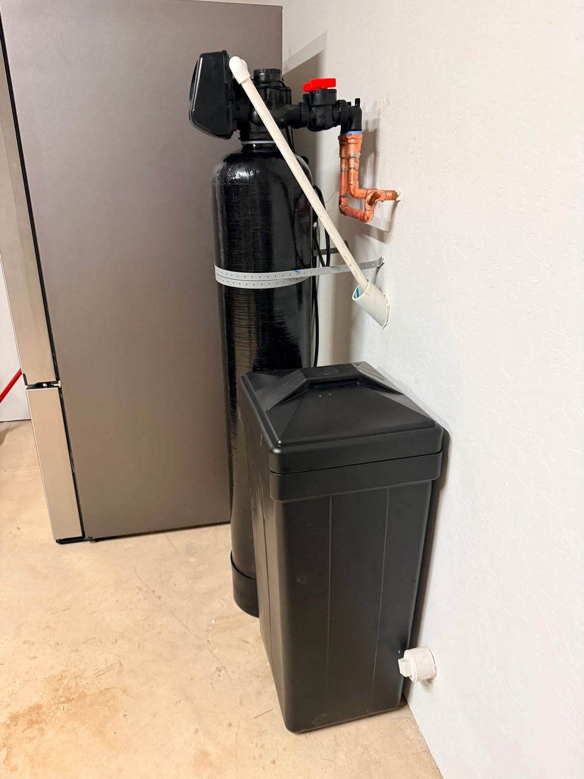 Whole-home water system installed by Nick Alvarado a whole-home water system in a Fresno garage